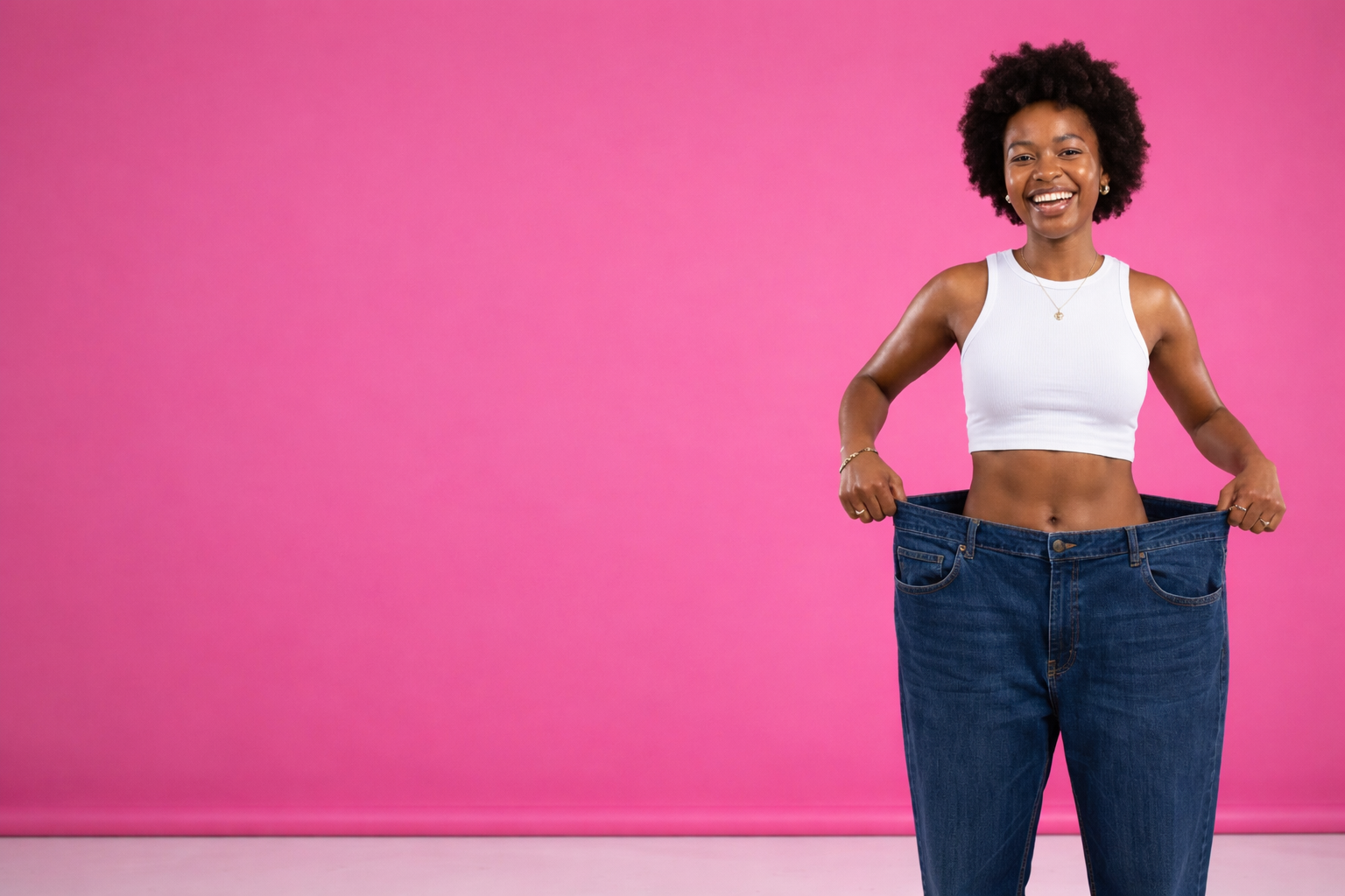 Weight loss transformation results